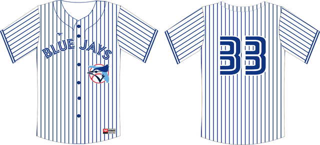 Custom Baseball & Softball Wear Mens Blue Jays Baseball Jersey